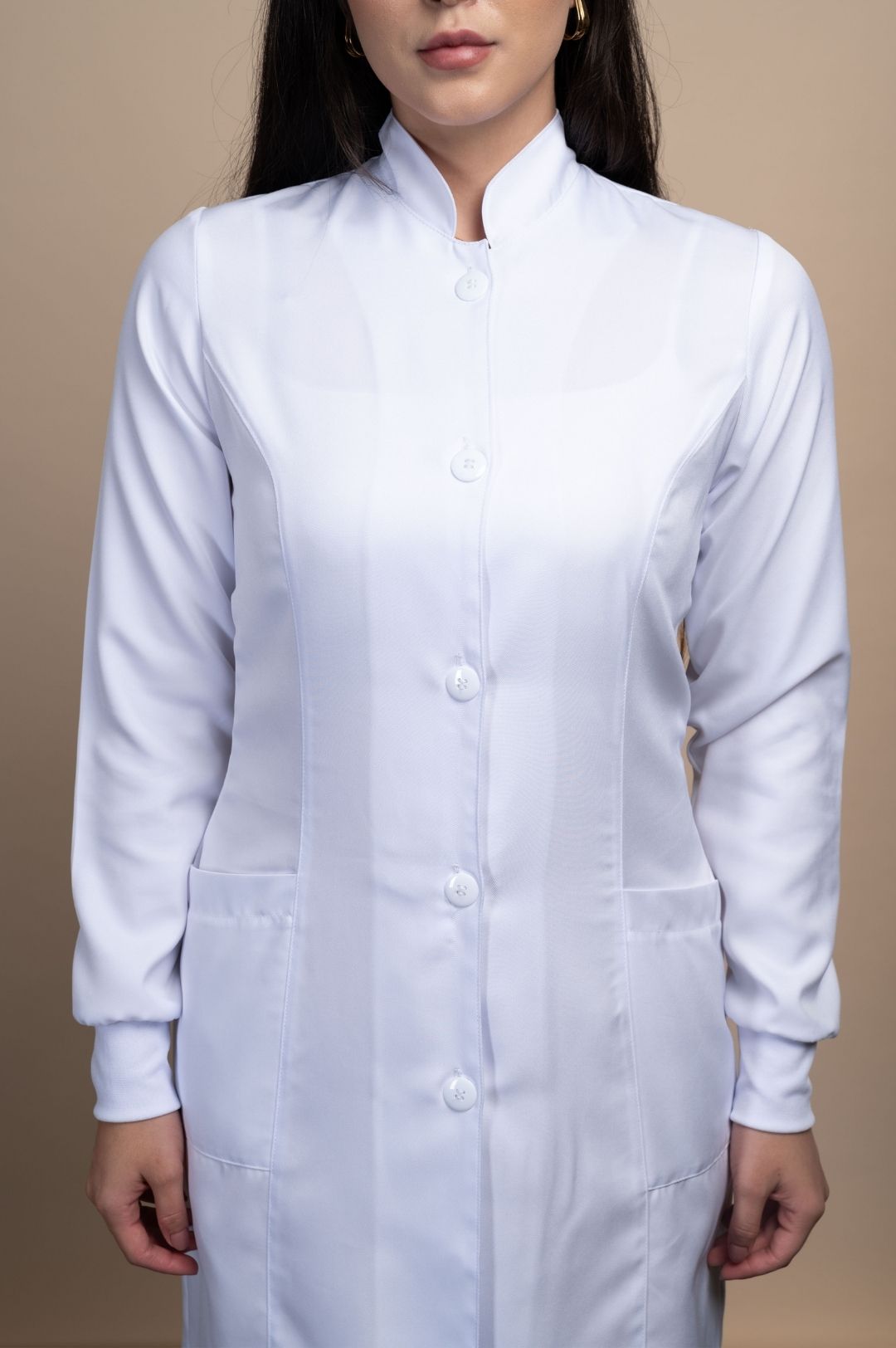 Jaleco Feminino com Punho e Botão - Imagem 3