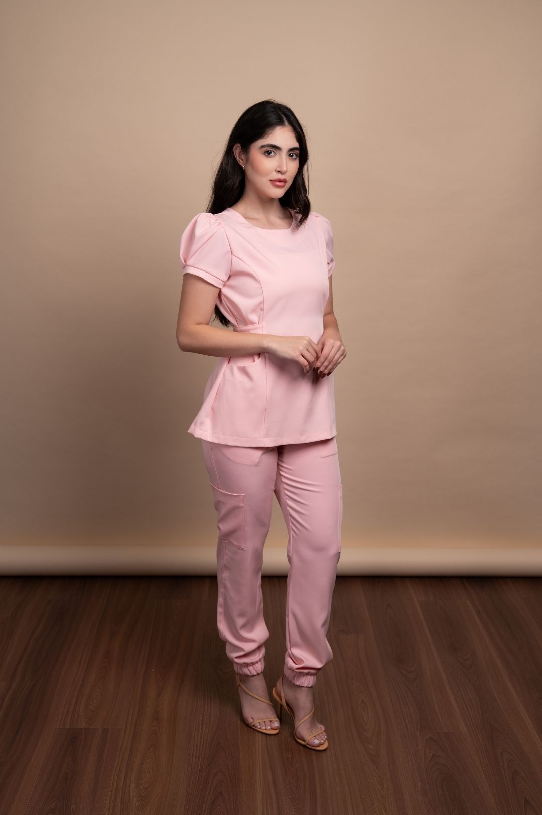 Scrub Pijama Cirúrgico Feminino Rosa Larissa - Imagem 4